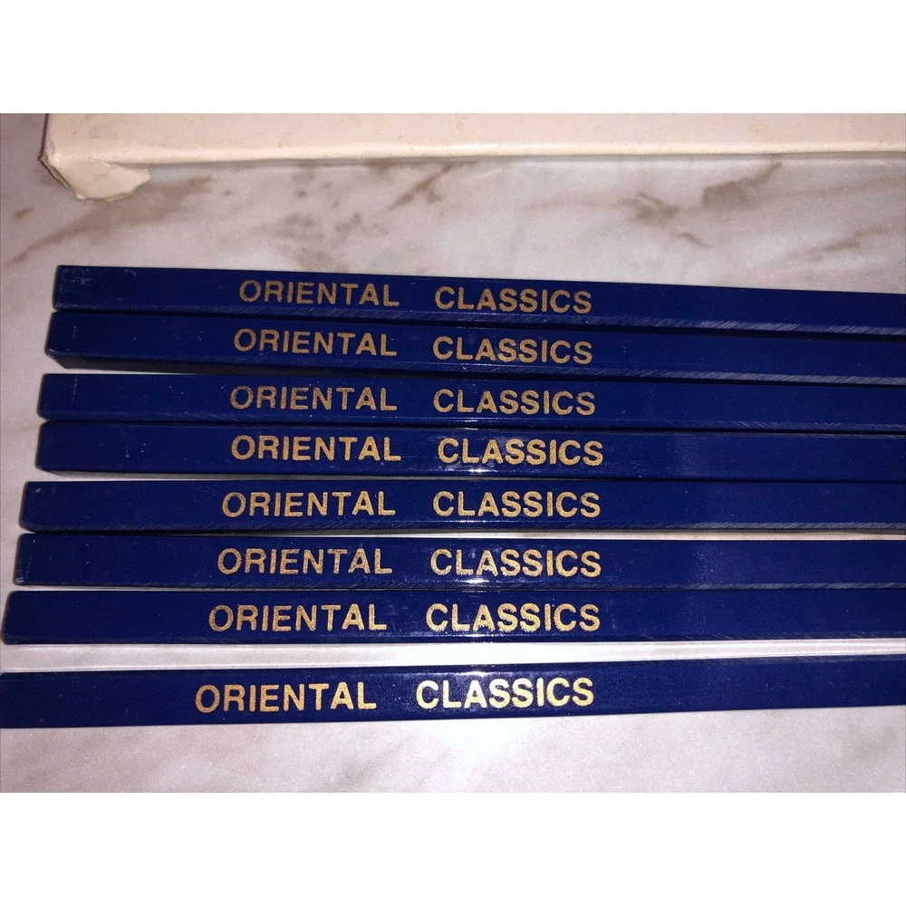 Vintage Oriental Classics ChopSticks‎ 4 Pair Royal Blue